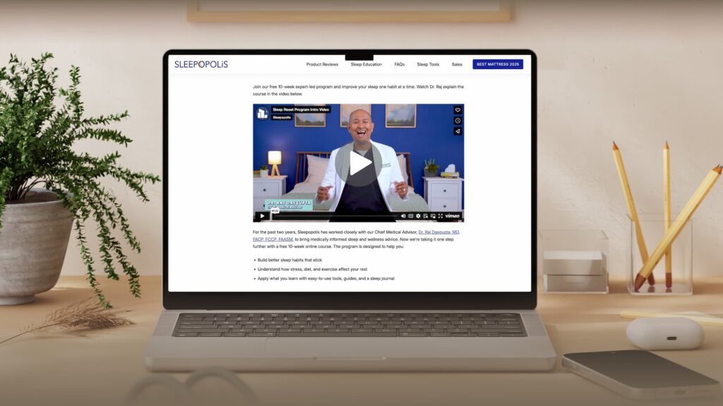 Introducing The Sleep Reset: A 10-Week Sleep Course