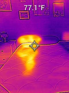 dreamcloud memory foam temp gun 2 rotated