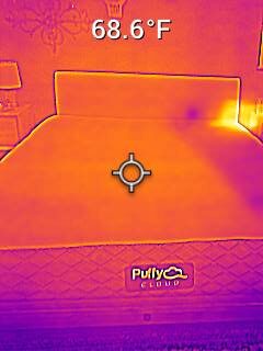 Surface Temperature Of The Puffy Cloud Mattress