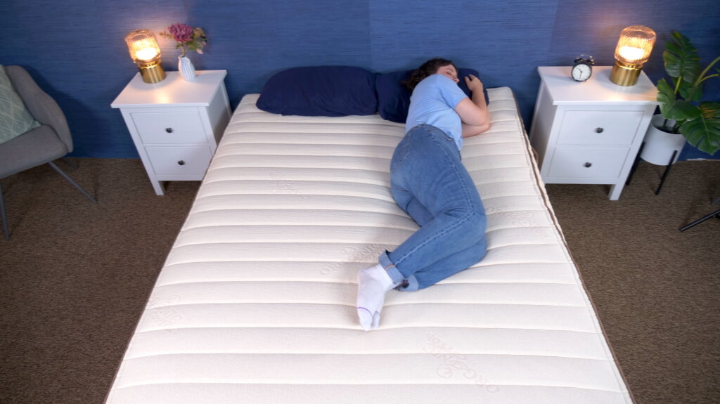 Amelia doing the "Rest Test" on the Botanical Bliss.