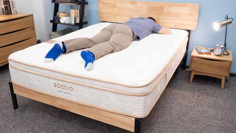 Saatva Latex Hybrid Stomach Sleepers